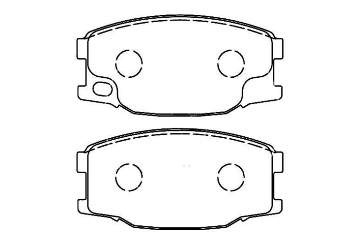 D734 Front Brake Pad