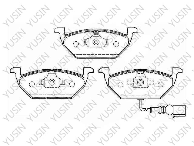 D768 Front Brake Pad