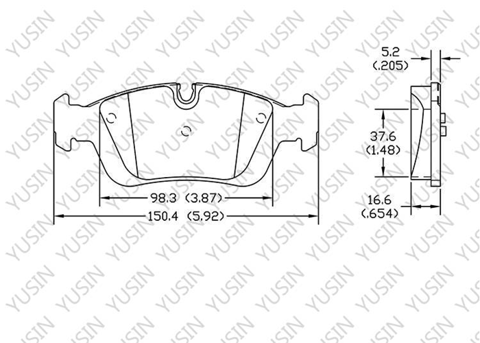 D781 Front Brake Pad