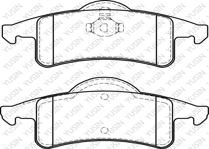 D791 Rear Brake Pad