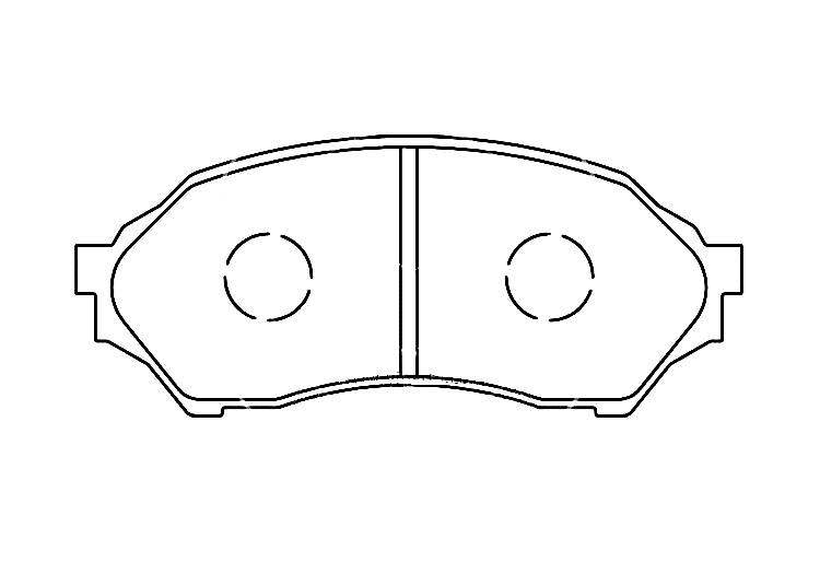 D798 front brake pad