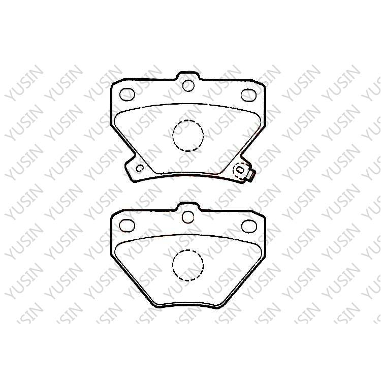 D823 Rear Brake Pad