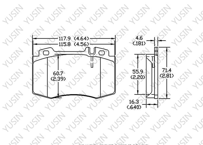 D847 Front Brake Pad