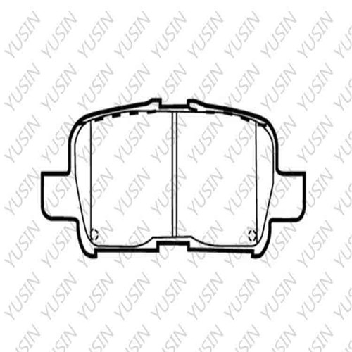 D865 Rear Brake Pad