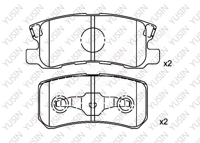 D868 Front Brake Pad