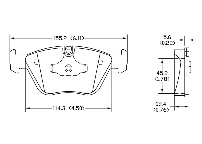 D946 Front Brake Pad