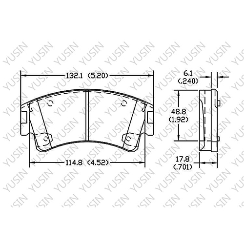 D957 Front Brake Pad