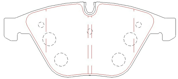 FDB4191 Rear Brake Pad