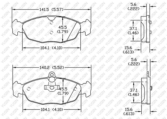 GDB1040 Rear Brake Pad