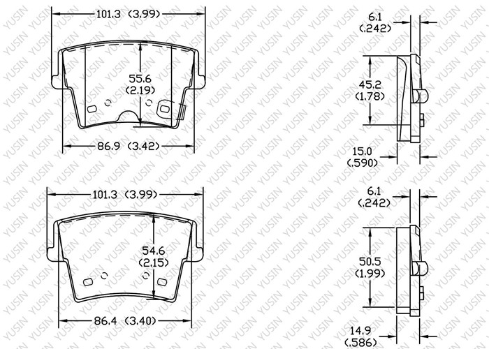 GDB1057 Rear Brake Pad