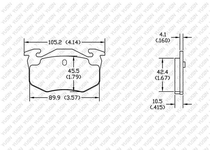 GDB1217 Rear Brake Pad