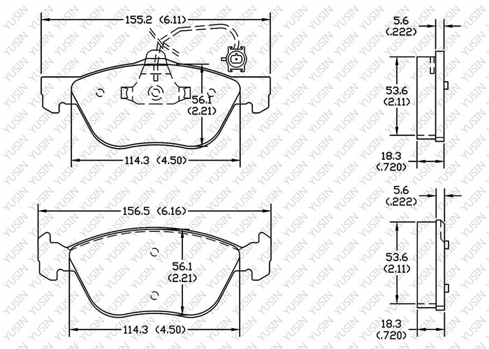 GDB1362 Front Brake Pad