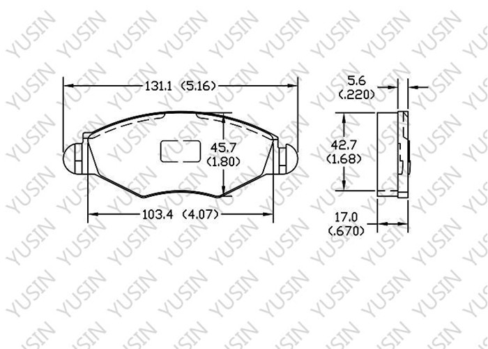 GDB1500 Front Brake Pad