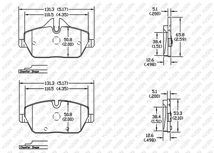 GDB1611 Front Brake Pad