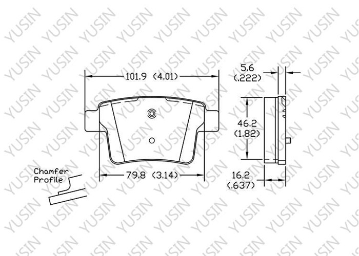 GDB1665 Rear Brake Pad