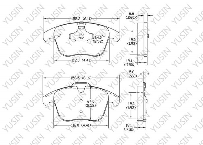 GDB1683 Front Brake Pad