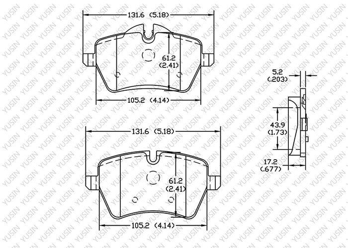 GDB1712 Front Brake Pad