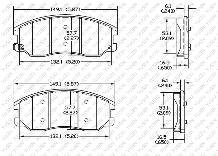 GDB1715 Front Brake Pad