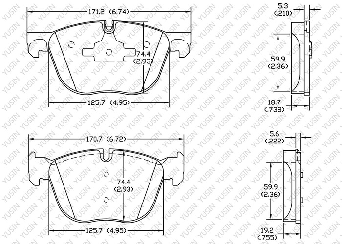 GDB1726 Front Brake Pad