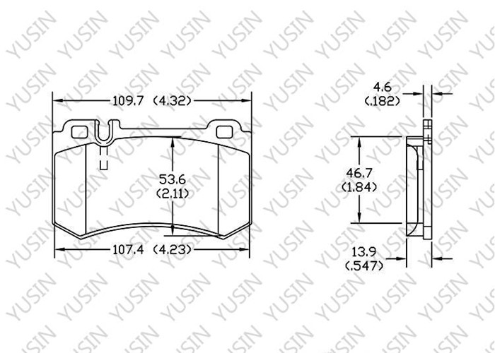 GDB1735 Rear Brake Pad