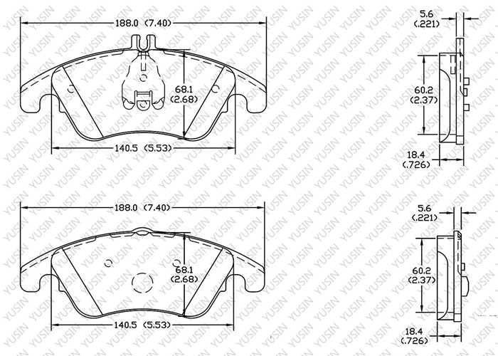 GDB1737 Front Brake Pad