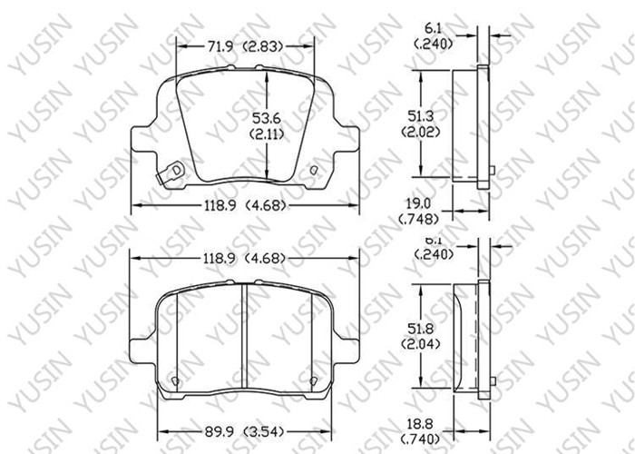 GDB1755 Front Brake Pad