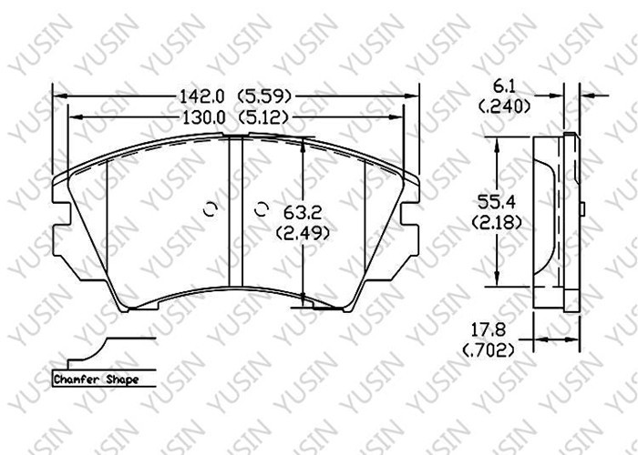 GDB1783 Front Brake Pad