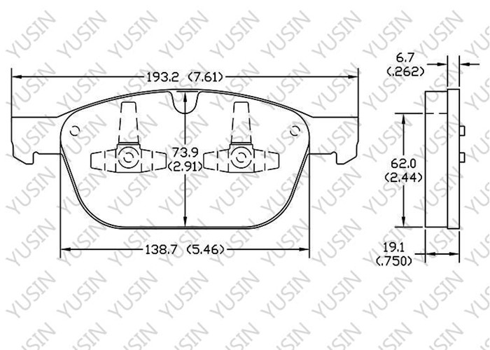 GDB1821 Front Brake Pad