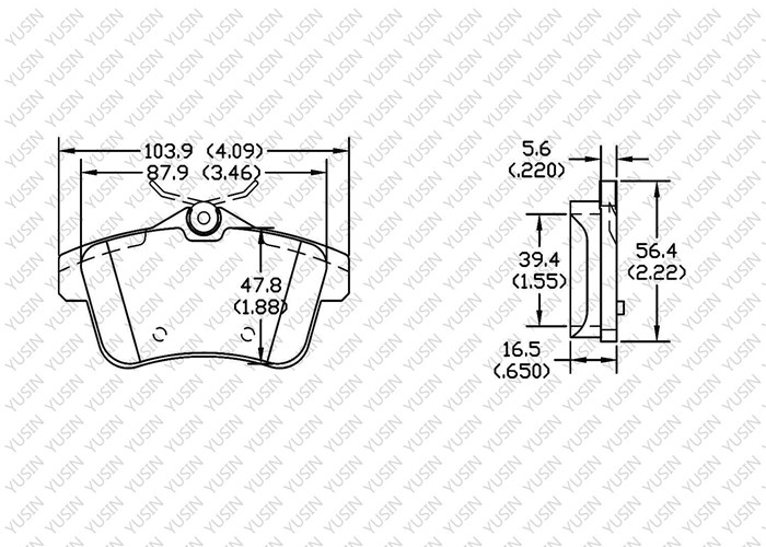 GDB1828 Rear Brake Pad