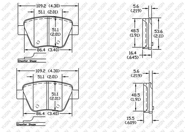 GDB1841 Rear Brake Pad