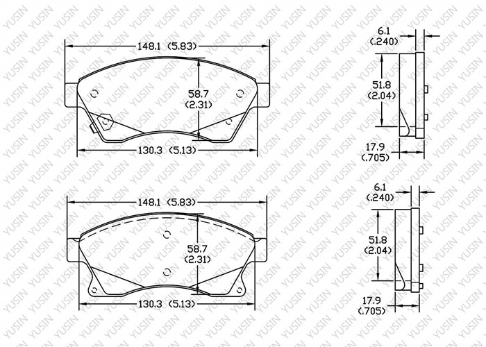 GDB1843 Front Brake Pad