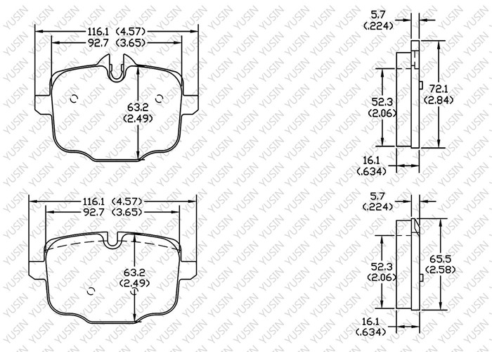 GDB1869 Rear Brake Pad