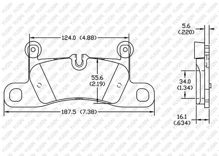 GDB1875 Rear Brake Pad