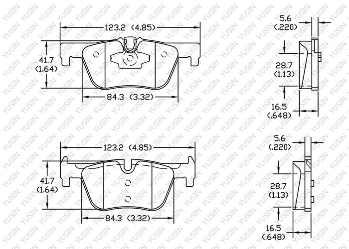 GDB1919 Rear Brake Pad