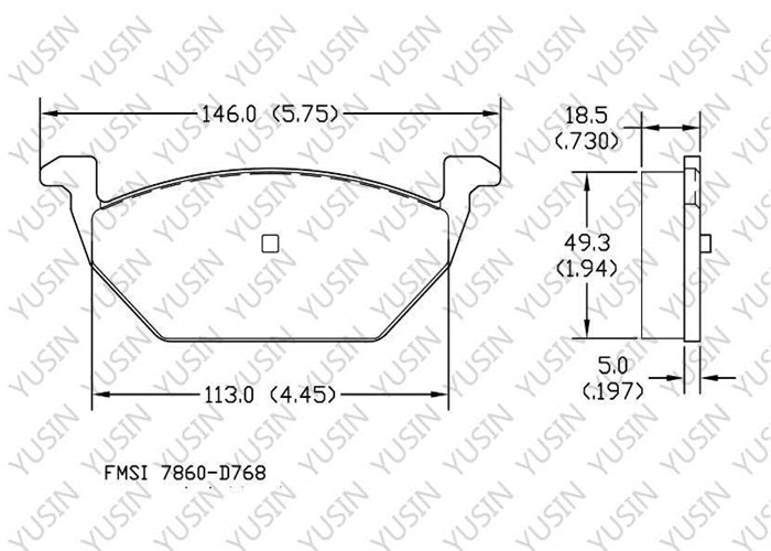 GDB1987 Front Brake Pad