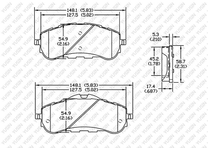 GDB2044 Front Brake Pad