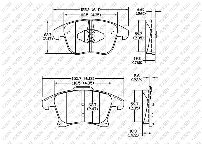 GDB2075 Front Brake Pad