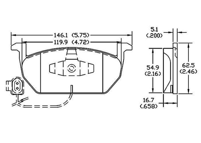 GDB2080 Front Brake Pad