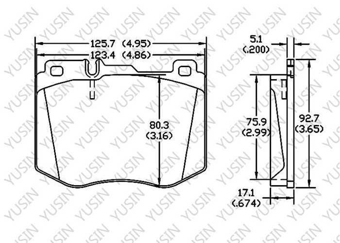 GDB2081 Front Brake Pad