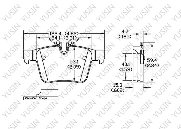 GDB2110 Rear Brake Pad