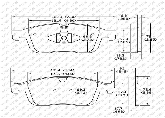 GDB2146 Front Brake Pad