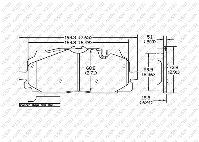 GDB2158 Front Brake Pad