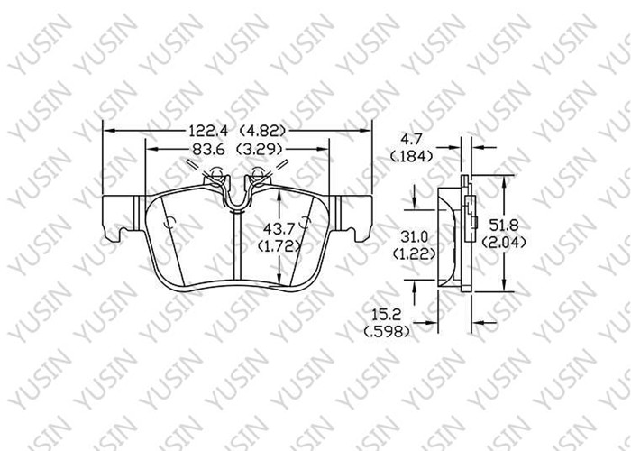 GDB2168 Rear Brake Pad