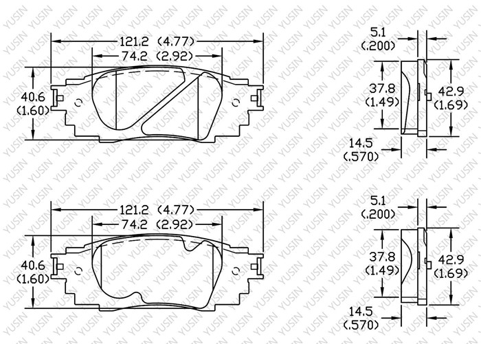 GDB2183 Rear Brake Pad