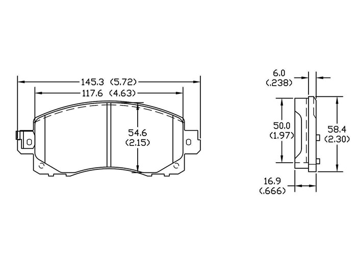 GDB2216 Front Brake Pad