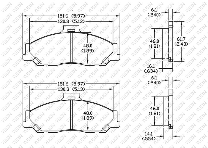 GDB3238 Front Brake Pad