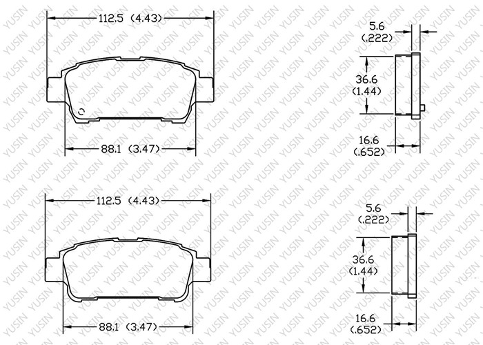 GDB3249 Rear Brake Pad