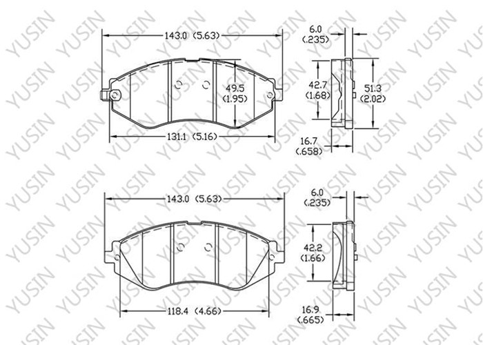 GDB3283 Front Brake Pad