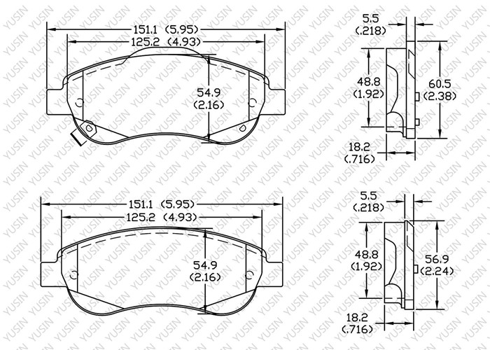 GDB3345 Front Brake Pad