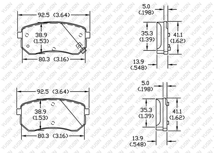 GDB3370 Rear Brake Pad